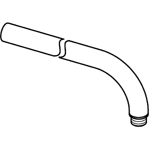 Hansa Brausearm 400 mm d:26 mm 59913872 59913872 G1/2 x G1/2 chr