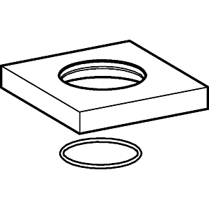 Hansa rosace 75 x 75 mm complète 59913879