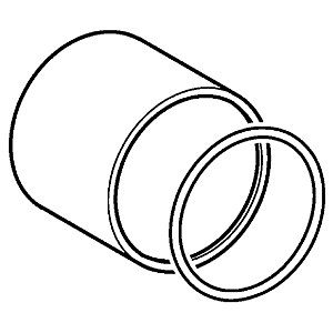 Hansa cover sleeve 59913926 chrome 59913926