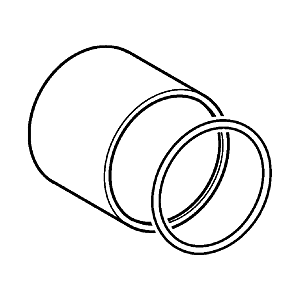 Hansa cover sleeve 59913927 chrome 59913927