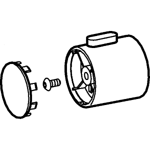 Poignée de sélection de prisme de température Hansa complète 59913938 59913938 chr