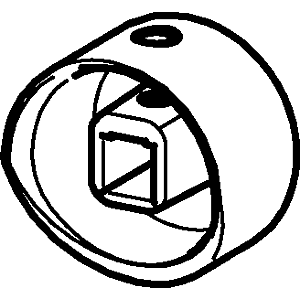 Hansa Hebelkappe chrom 59913956