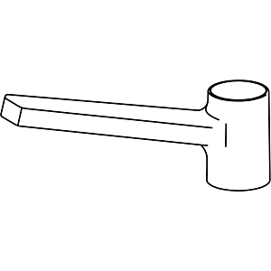 Hansa swivel spout complete Twist/Form 59913978 chr