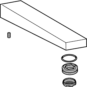 Bec Hansa complet 59914021 Ausld. 197mm Chr