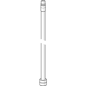 Tuyau de raccordement Hansa M8x1 - M14x1, 214 mm 59914035 M14x1, L=214