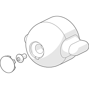 Hansa Temperaturwählgriff komplett zu Care 59914080 59914080 chr