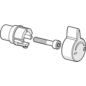 Hansa Temperatureinstellgriff zu Concerto 59914096 59914096 L=15 chr