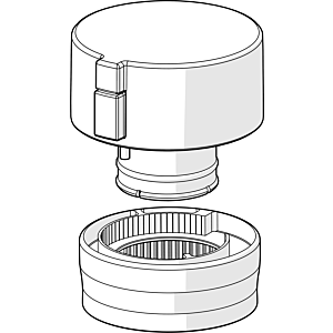 Poignée de réglage de température Hansa pour 6465 59914120 59914120