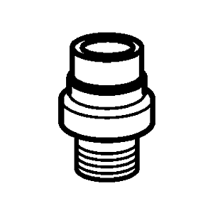 Hansa Anschlussteil G1/2 x M14 x 1 59914180 G1/2 x M14x1