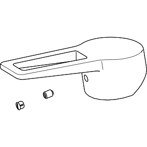 Hansa Bügelhebel Twist seitenbedient 59914200 chr