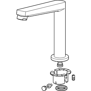 Hansa spout kitchen twist complete 59914204 193 mm chr