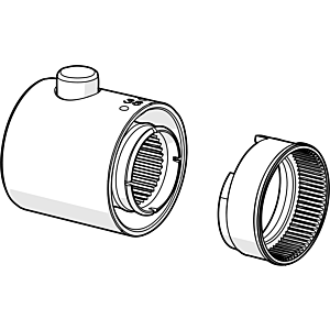 Hansa Temperatur-Wählgriff komplett Unita 59914206 Wanne-Brause Thermostat