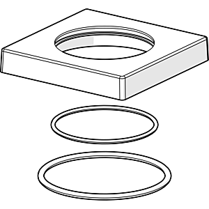 Hansa rosace 75 x 75 mm complète pour Ligna 59914213