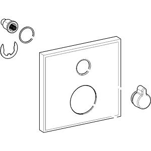 rosace Hansa d: 150x150 mm complète Varox 59914220 Pro diamètre intérieur 46,6 mm