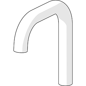 Hansa spout complete 59914227 Ausld. 120mm