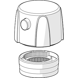 Hansa Temperatureinstellgriff zu 6415 59914238 59914238