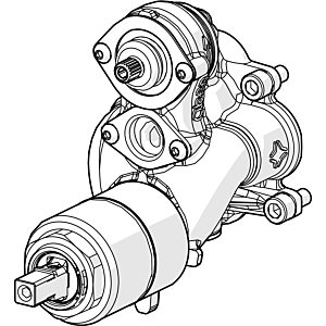 Hansa unité fonctionnelle 3,5 bain douche 59914298 avec combinaison de sécurité 59914298