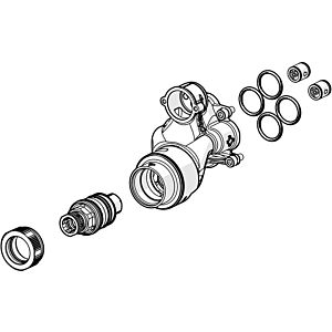Hansa Funktionseinheit Thermostat 59914314 Wanne-Brause 59914314
