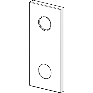 Hansa rosette chrome 59914358 59914358