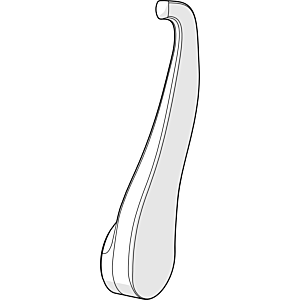 poignée de réglage de la température Hansa 59914507 ALESSI Swan by HANSA