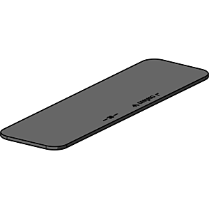 Hansa plaque de recouvrement gris 59914600 59914600