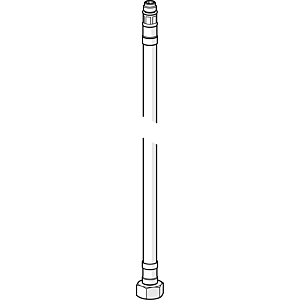Hansa tuyau de raccordement 59914639 L = 470, M10x1 LH, HANSA