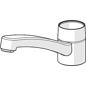 Sortie Hansa 59914730 chromé 59914730 210 mm chr