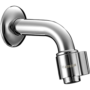 Hansa Hansanova Waschtischarmatur 00868101 Wandauslaufventil, Ausladung 106 mm, chrom