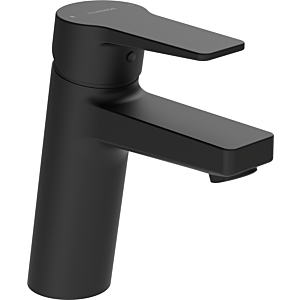 Hansa Hansatwist xl basin mixer 0902228333 full lever, flexible hoses, projection 123mm, matt black