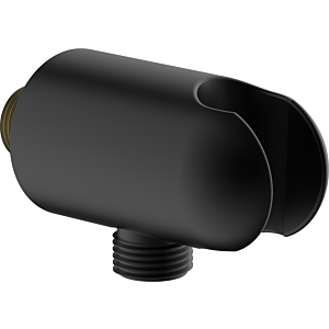 Hansa wall connection bend 290019-33 wall mounting, DN 15, two-part construction, matt black
