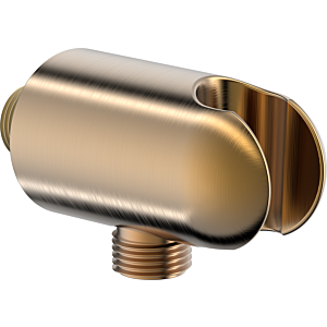 Hansa wall connection bend 290019-81 wall mounting, DN 15, two-part construction, brushed bronze