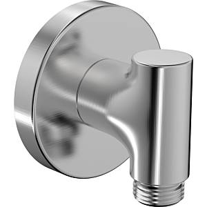 Hansa wall connection elbow 290022-80 wall mounting, G 1/2, round, brushed steel