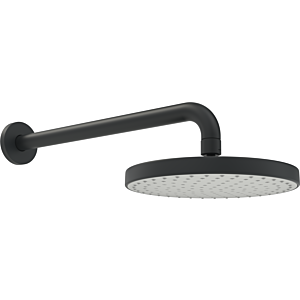 Hansa Hansabasicjet shower 4436010033 anti-limescale technology, wall connection, 2000 jet, projection 348mm, matt black