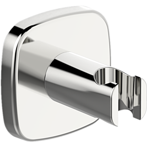 Hansa Hansaliving support de douche mural 44440183 rosace soft edge, chromé