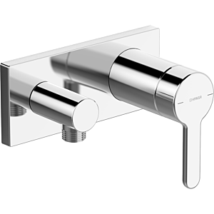 Hansa Hansadesigno set de montage final 44509583 raccord dissimulé, sortie à l&#39;avant, chromé