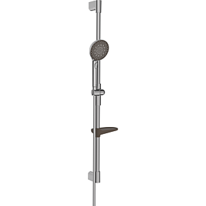 Hansa AURELIA shower set 4715013080 wall-mounted, 970 mm, can be shortened, brushed steel