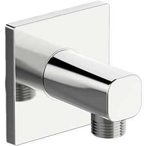 Hansa Hansaliving wall connection elbow 51180180 chrome, intrinsically safe