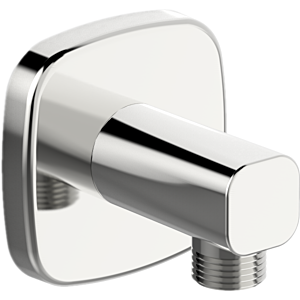 Hansa Hansaliving wall connection elbow 51180183 chrome, intrinsically safe
