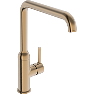 Robinet de cuisine Hansa HANSAVANTIS Style 5420220781, à commande latérale, saillie de 223 mm, bronze brossé