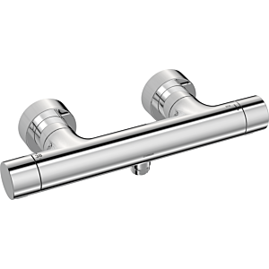 Hansa HANSAPRISMA bath and shower mixer 58080301 with thermostat, wall mounting, chrome