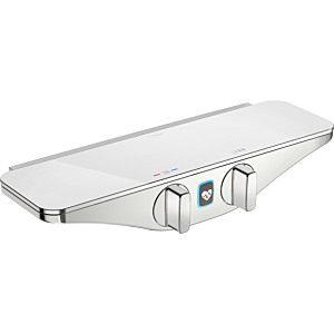 Hansa Hansaemotion Brause-Thermostat 5863017282 AP, Batteriebetrieb, Sicherheitsglas, chrom/weiss