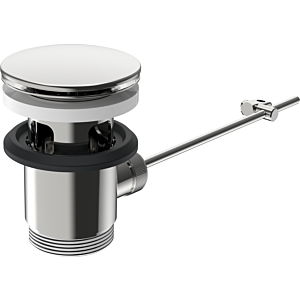 Hansa Ablaufgarnitur chrom 59911441 mit Ablaufstopfen 63mm, chrom