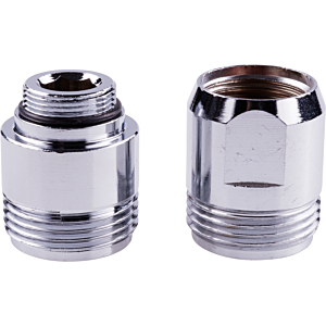 Hansa nipple for wall mixer chrome 59912233 G1/2 x G3/4