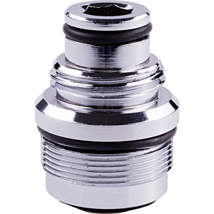 Manchon de raccordement Hansa G 1/2 x M 24 x 1 chromé 59913137 M24x1 chr