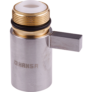 Hansa upper part with handle stainless steel 5991332196 stainless steel look