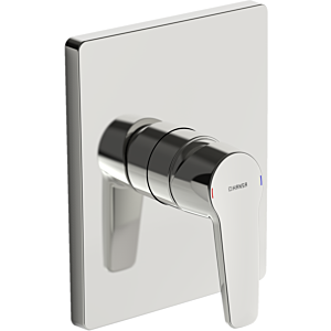 Hansa Brausearmatur Hansapolo 80619093 chrom, Unterputz-Fertigmontageset, ohne Umsteller