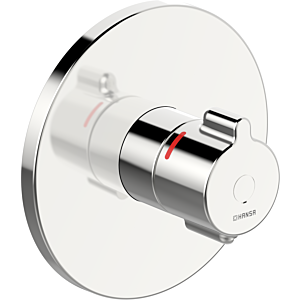 Hansa Hansaclinica match0 88609085 pour élément encastré, rosace ronde, chrome