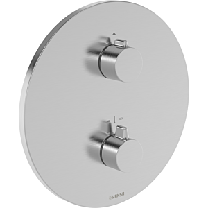 Hansa HANSAEASYMIX 8871 Finishing assembly set 8871905280 EasyMix, visible part for one outlet, round brushed steel
