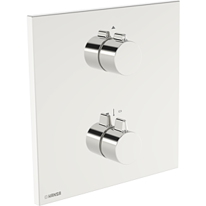 Hansa HANSAEASYMIX 8871 Finishing set 88719062 EasyMix, visible part for one outlet, square chrome