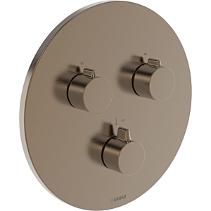 Hansa HANSAEASYMIX 8872 Finishing Set 8872905281 EasyMix, finishing set for two outlets, round brushed bronze